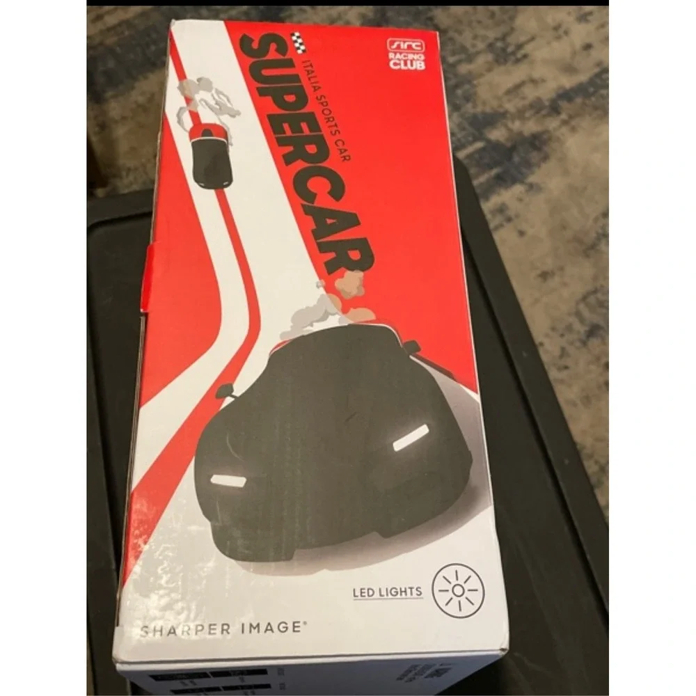 Sharper Image RC Italia Sports Car Bugatti Style Red Black Toy Car
